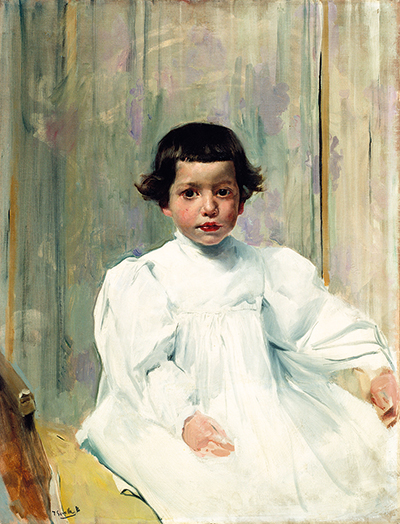 Joaquin Sorolla Garcia in a White Dress Joaquin Sorolla